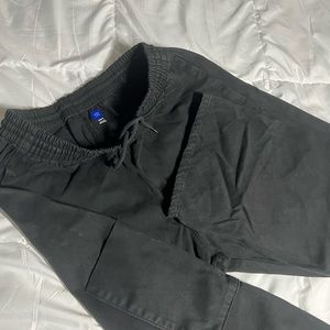 YEEZY GAP BY BALENCIAGA SATEEN CARGO DRAWSTRING PANT UNRELEASED BLACK MEDIUM